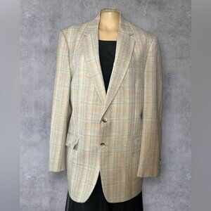Vintage Botany 500 Plaid Blazer